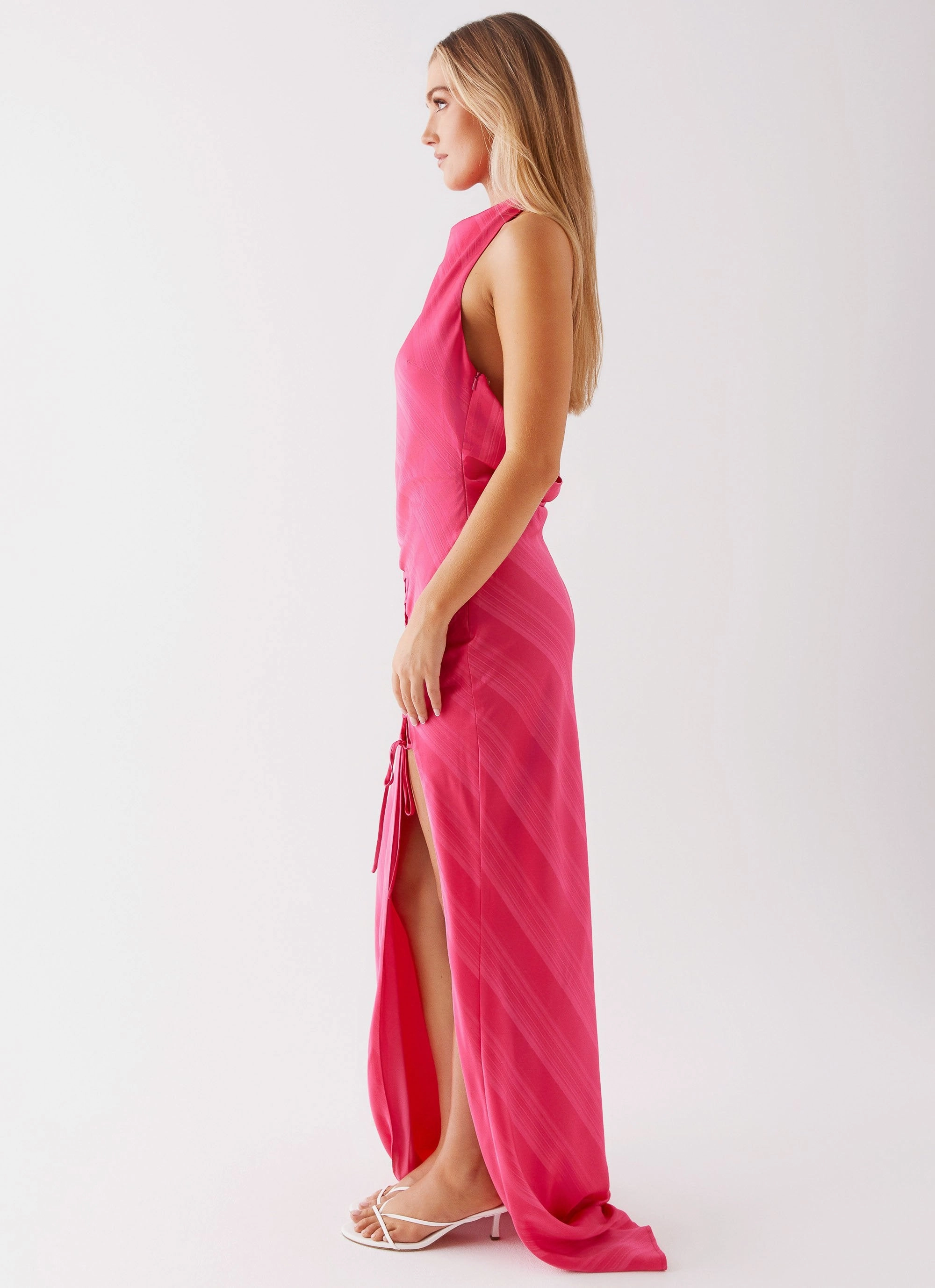 Heartbeat Maxi Dress - Pink Smart and Elegant Cool Undertone