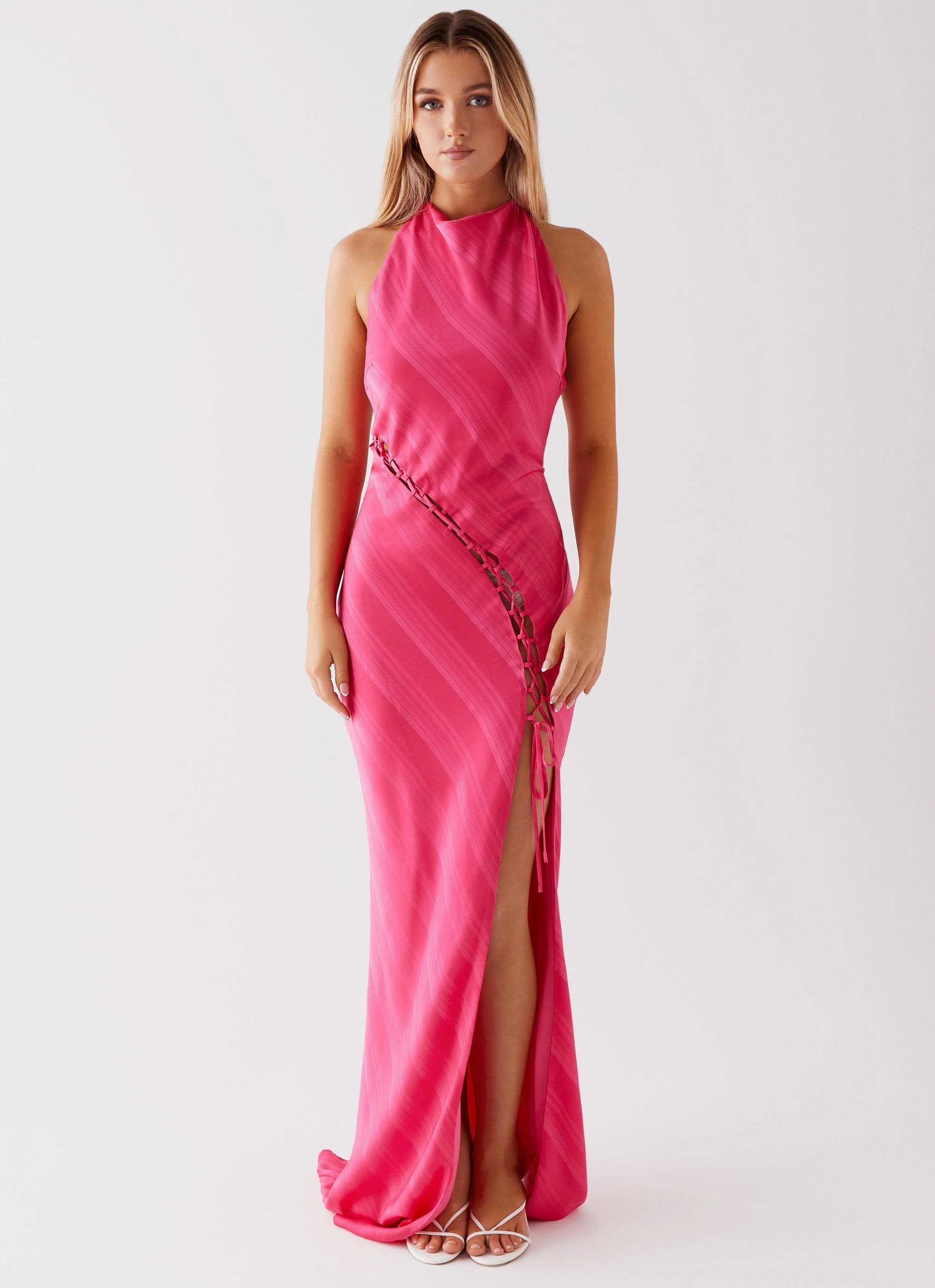 Modern Layers Heartbeat Maxi Dress - Pink