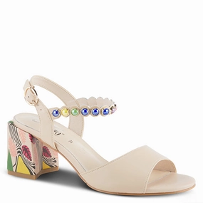 All-Day Use Sporty Flats Spring Step Azura Women's Legendary - Beige
