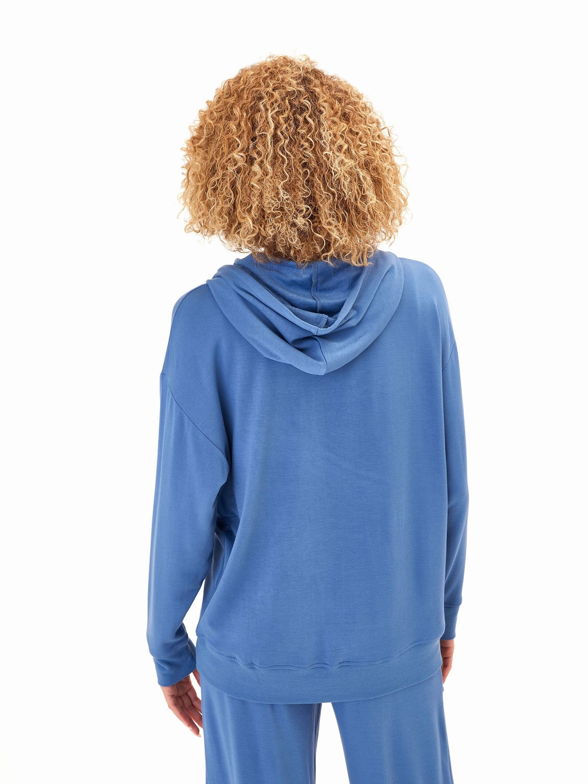 Flexible Daily Fit Madge Feather Fleece Pullover Hoodie