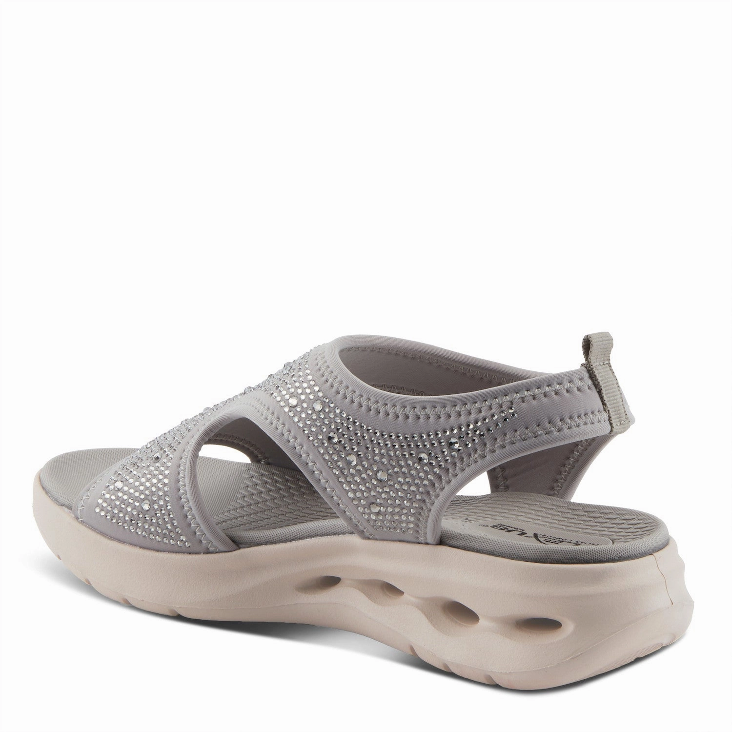Anti Static Material Flexus by Spring Step Women's Gosselin Open Toe Sandal - Grey