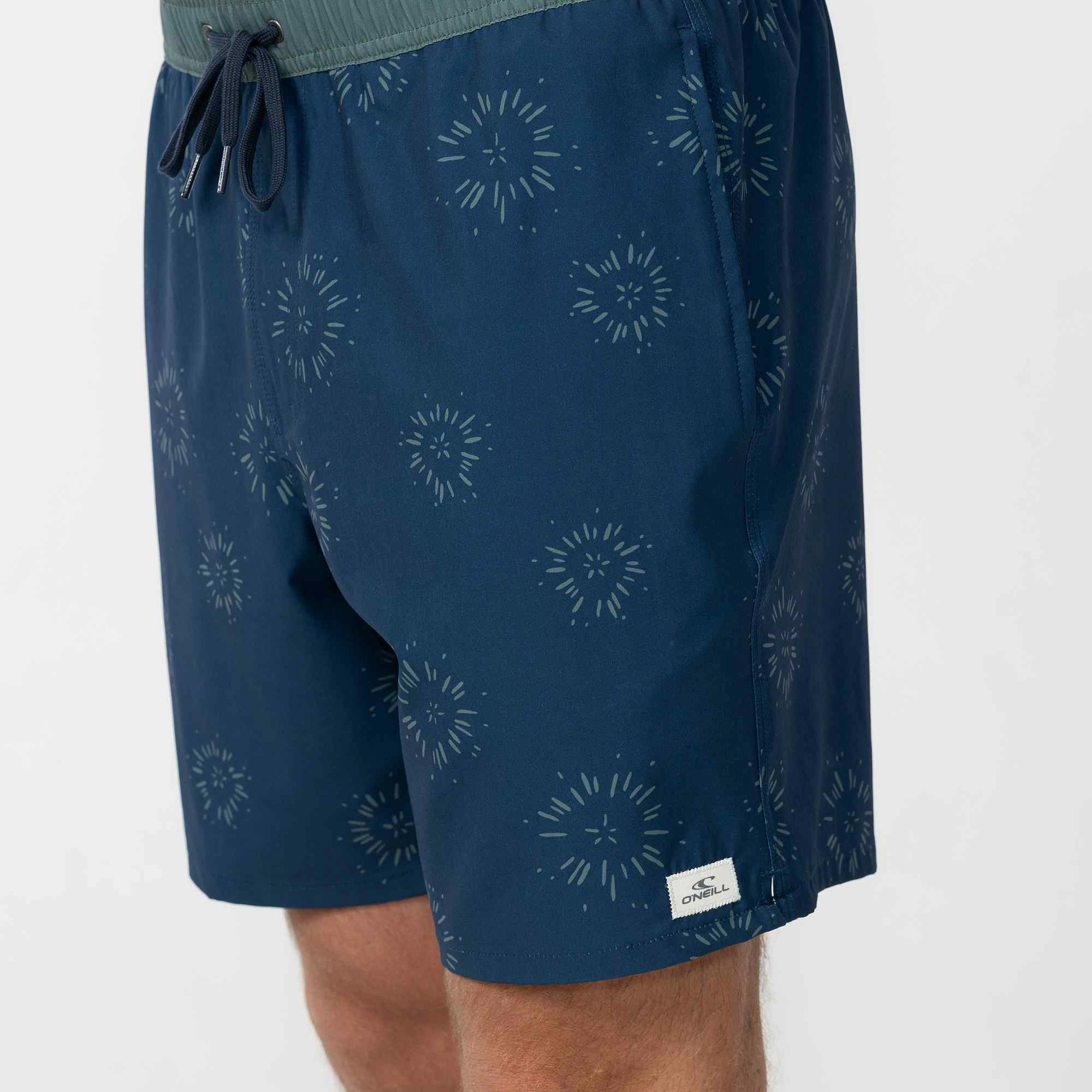 Breezy Stretch Hermosa EW 17" Beach Short - Midnight Navy