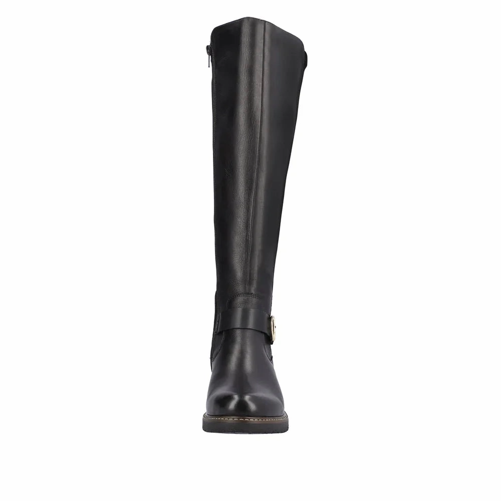 Temperature Regulating Lining Remonte by Rieker Women's Aida Tall Boot - Black