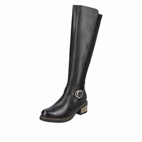 Summer Hike ErgonomicDesign Remonte by Rieker Women's Aida Tall Boot - Black