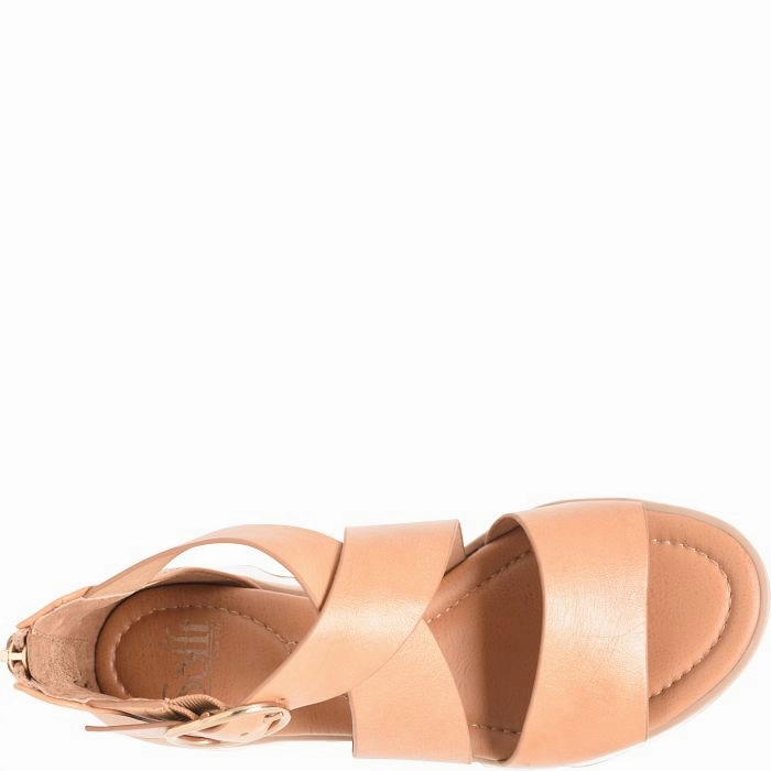 Sofft Women's Mackenna Sandals - Caramel Pool Wear platform sandals