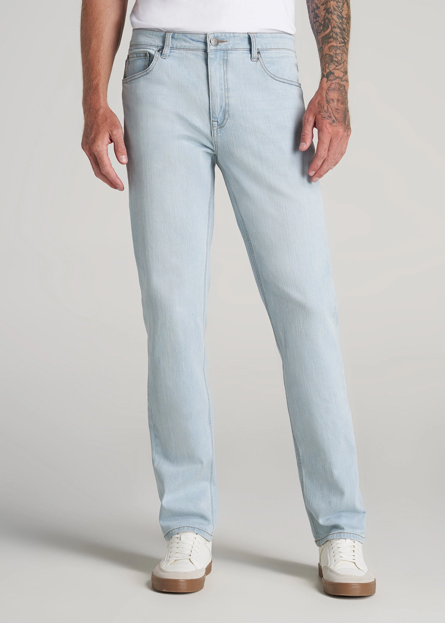 J1 STRAIGHT LEG Jeans for Tall Men in California Blue Creative Look Elegant Road Trip