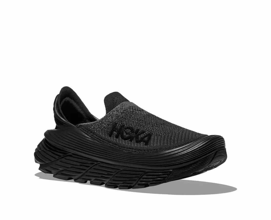 HOKA Restore TC Sneaker - Black/Black Versatile Design True Comfort