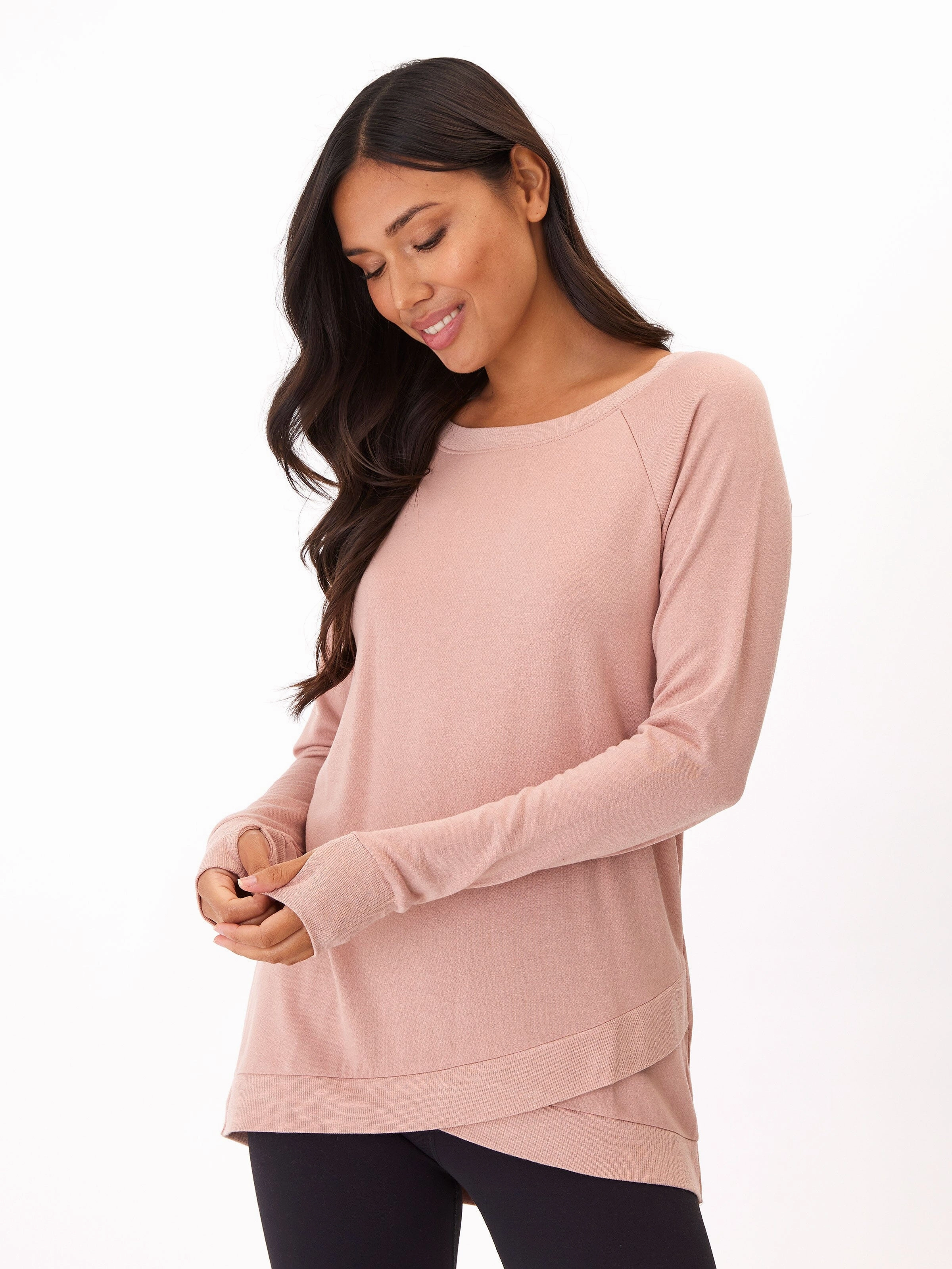 Easy Comfort Leanna Feather Fleece Tunic