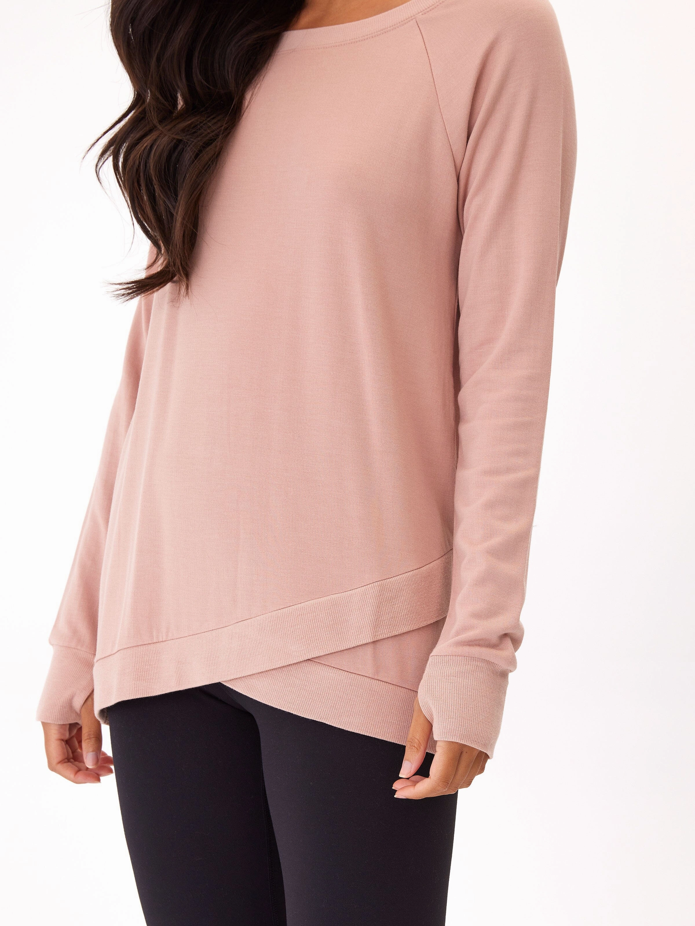 Eco Friendly Construction Leanna Feather Fleece Tunic