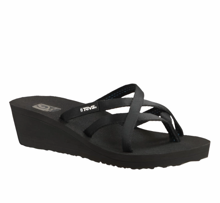 Teva Women's Mush Mandalyn Wedge Ola 2 - Black Energy Returning Heel