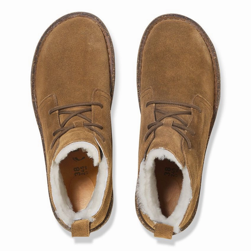Stability Base Snow Day Birkenstock Women's Uppsala Mid Chukka Boot - Dark Tea