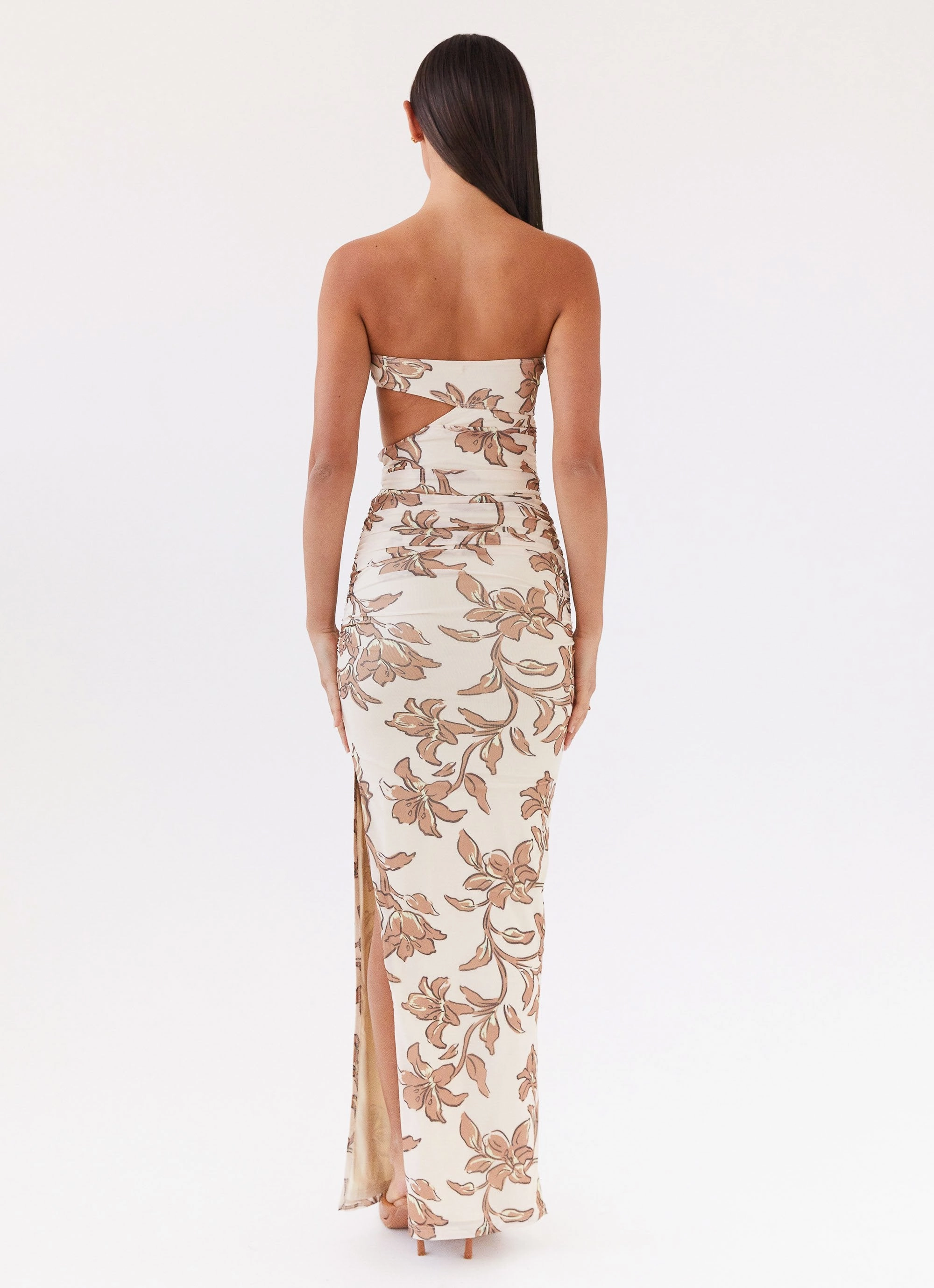 Into Pieces Mesh Maxi Dress - Hazel Bloom Trendy Wearable Recycled-Material