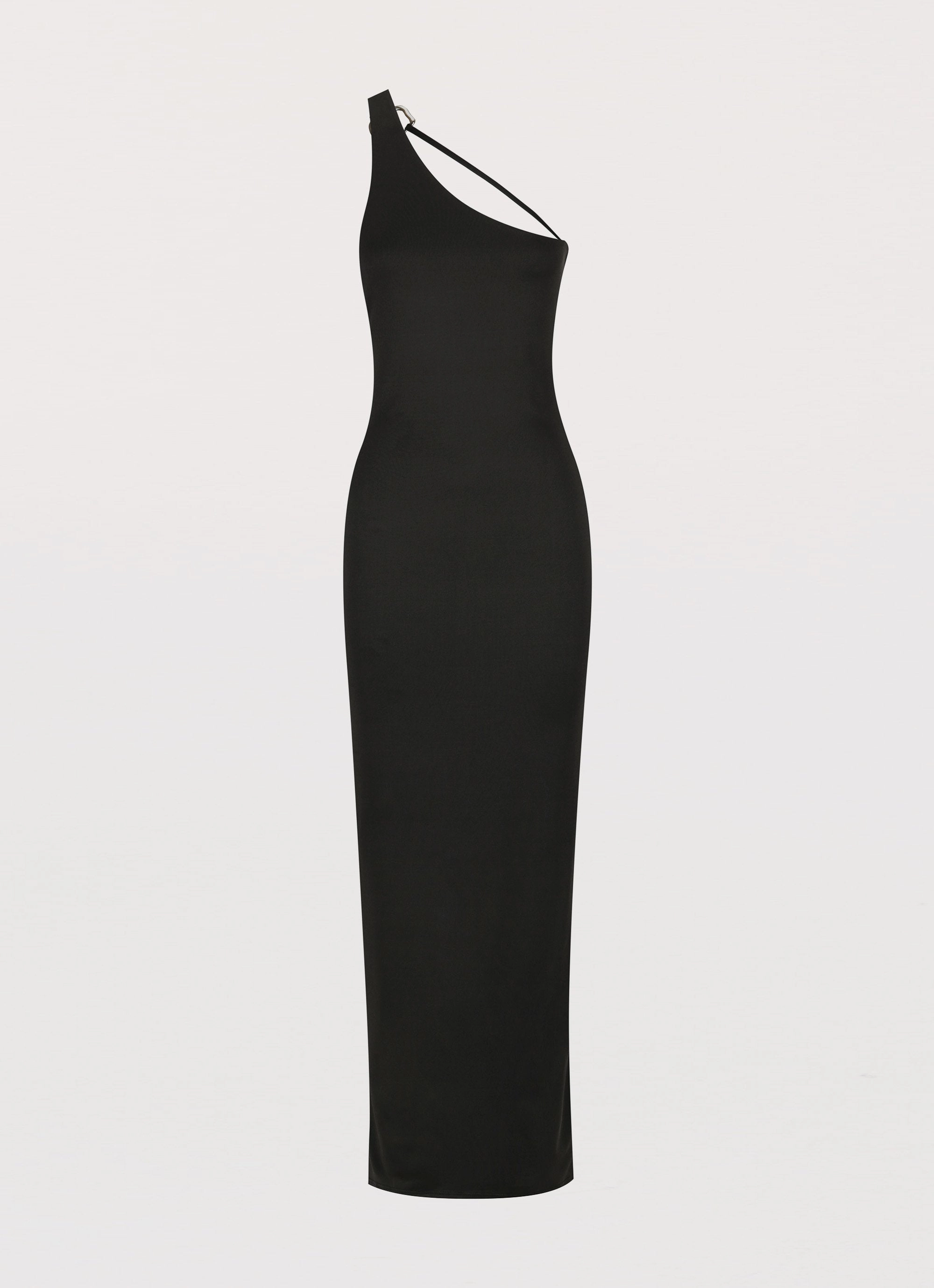 Iris Backless Maxi Dress - Black Elegant Finish Grace Base