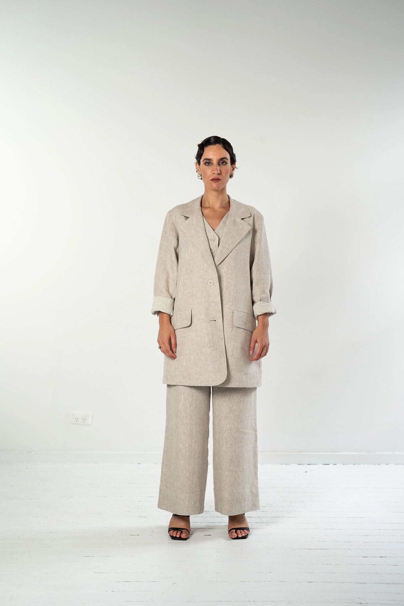 Compact Layer Izumi Blazer | Neutral