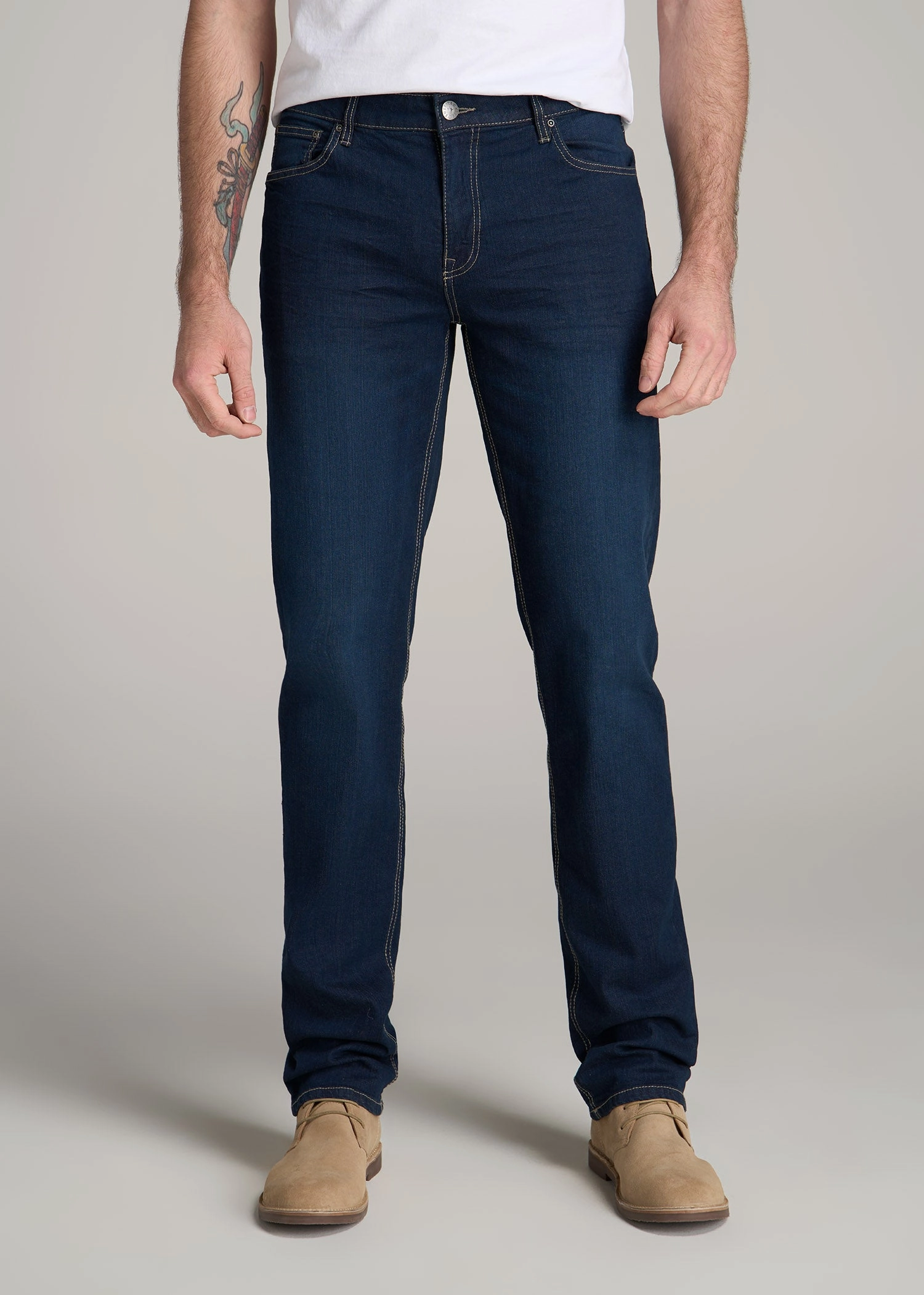 Style Upgrade J1 STRAIGHT LEG Jeans for Tall Men in Blue Steel
