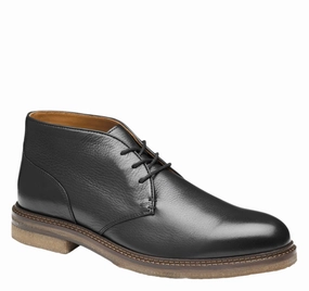 Johnston & Murphy Men's Calder Chukka Boot - Black Main Move