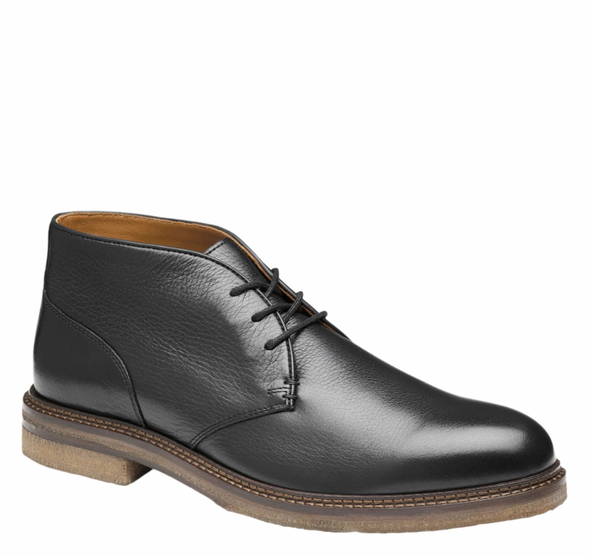 Johnston & Murphy Men's Calder Chukka Boot - Black quick dry Orthopedic Design