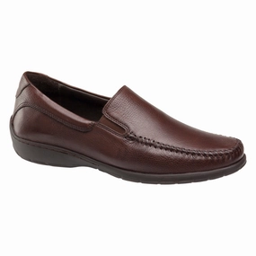 on the road Johnston & Murphy Men's Crawford Slip On - Brown