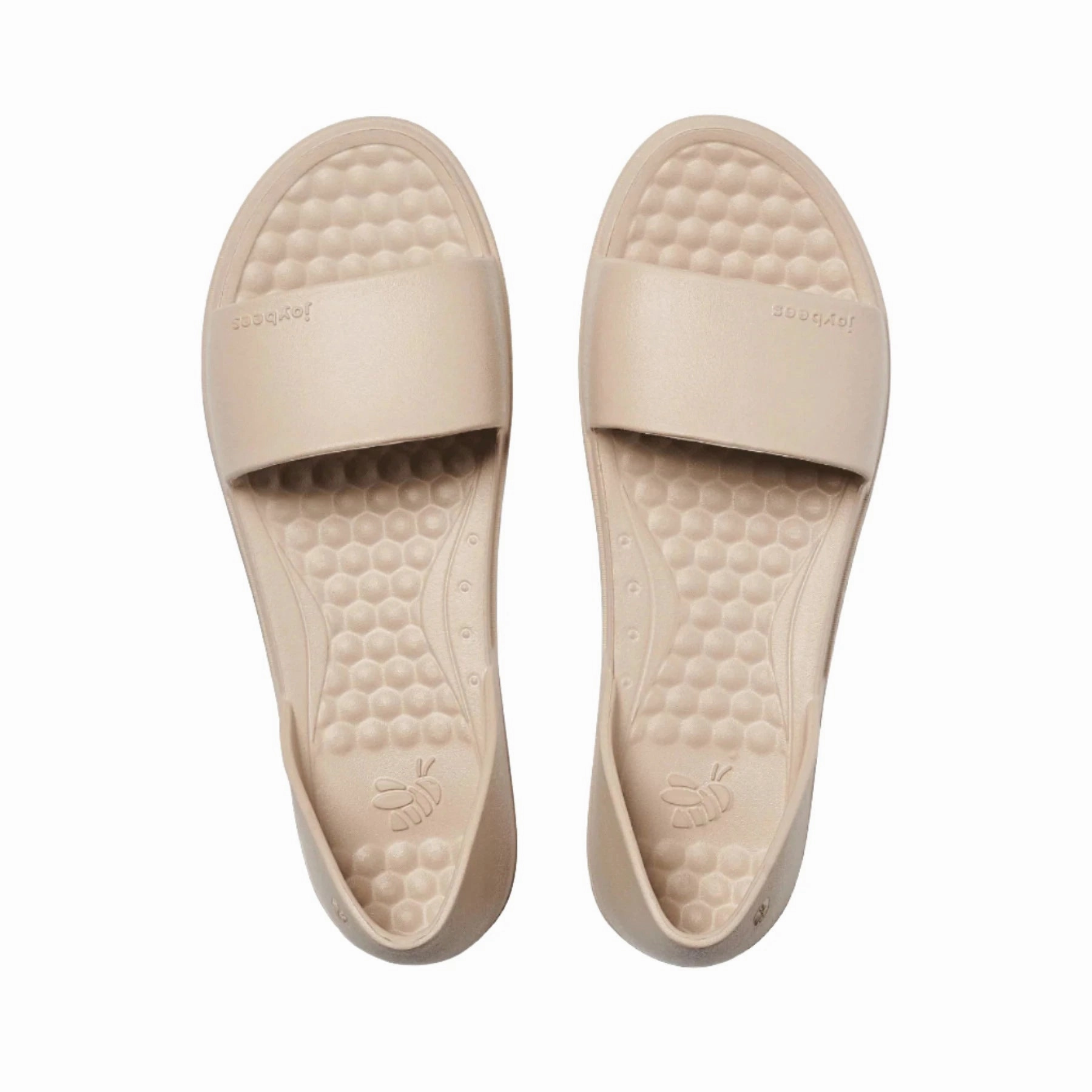Hydrolysis Resistant Components Removable Footbed Joybees Women's Friday Flat Sandal - Driftwood