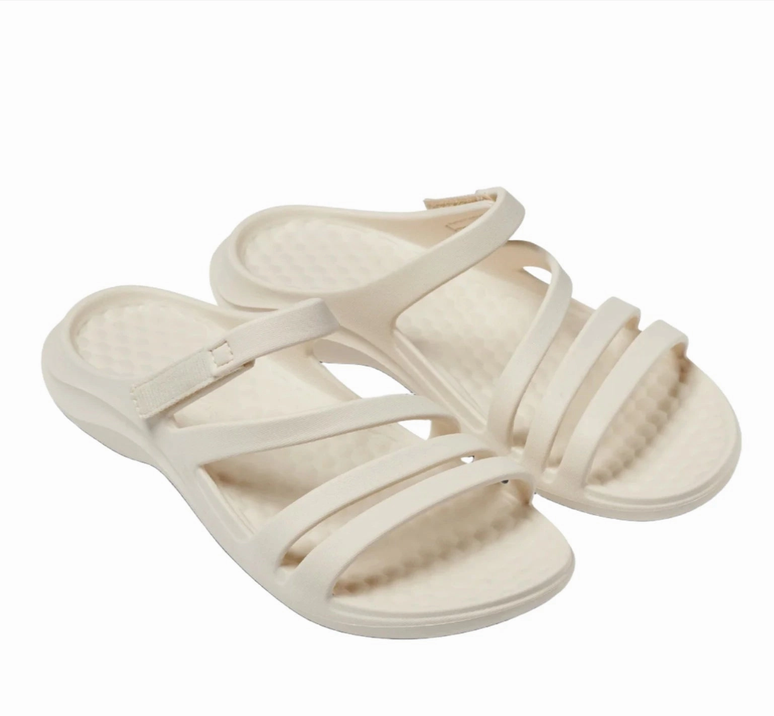 casual wear shoes Slide Fit Joybees Women's Lakeshore Sandal - Bone