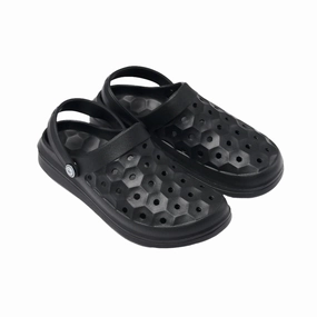 Joybees Women's Varsity Clog - Black Plain look