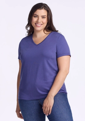Outdoor Light Junie V Neck - Ink Blue