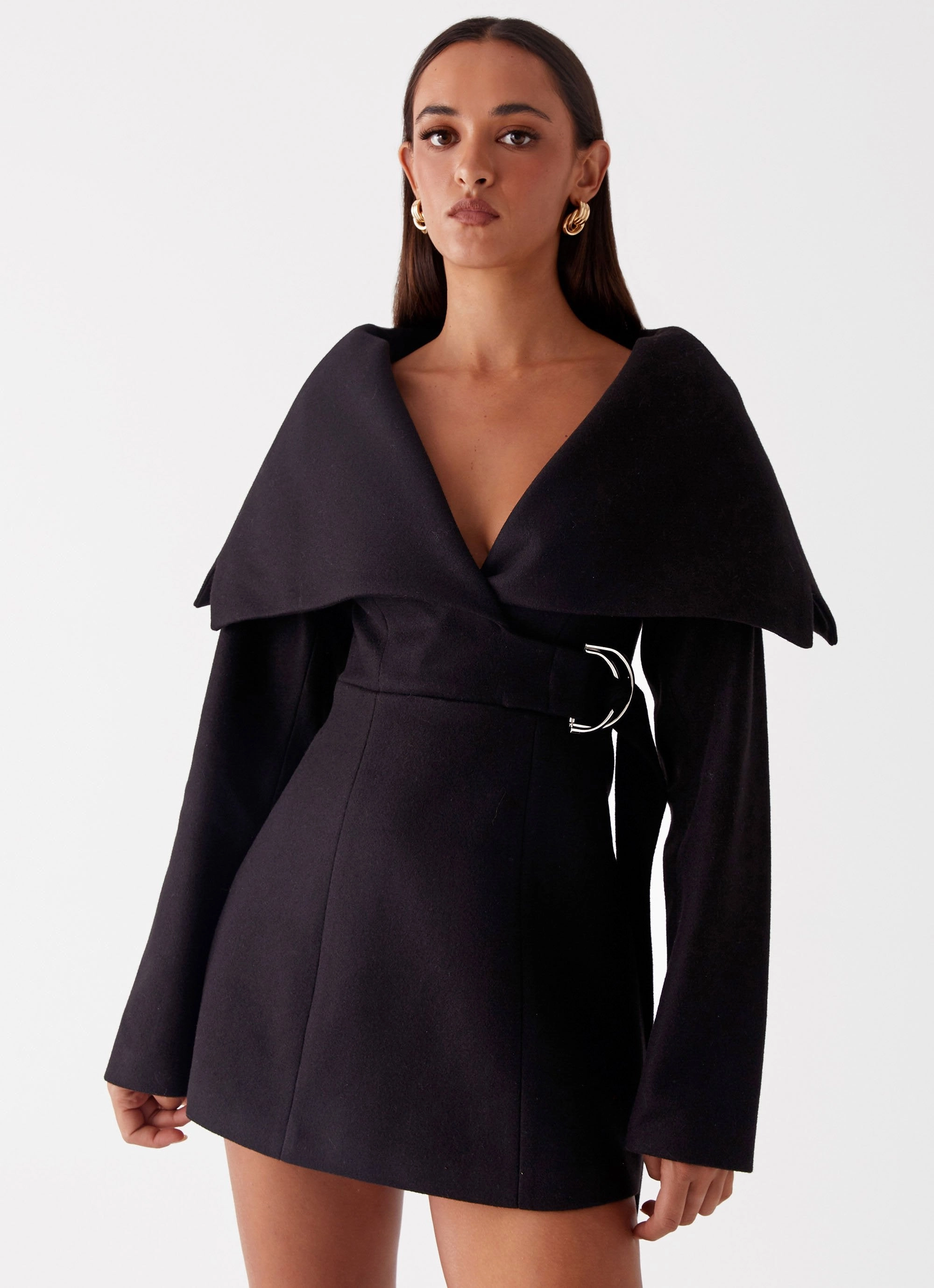 Smart and Polished Kaide Mini Dress - Black