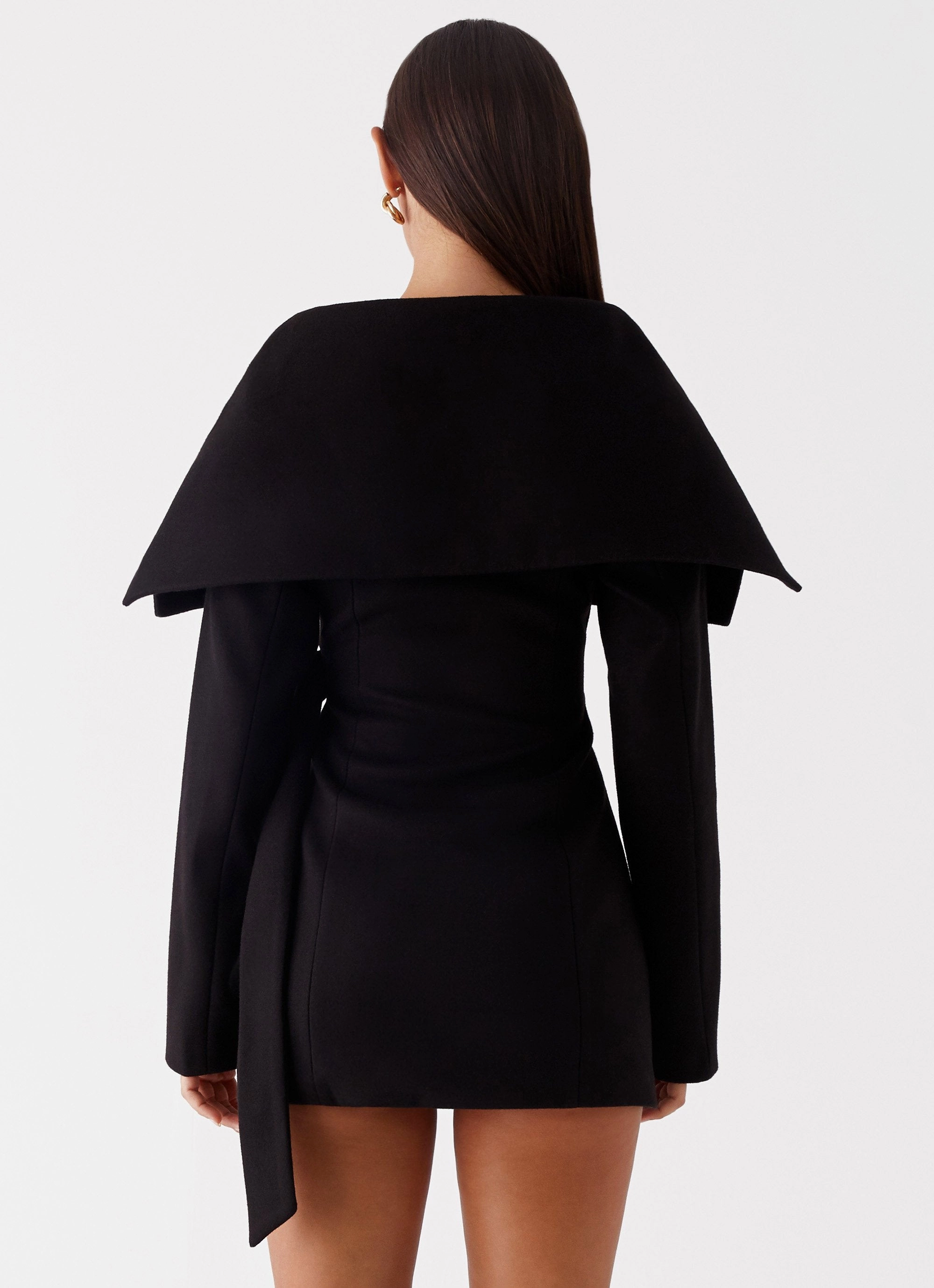 Kaide Mini Dress - Black Layering Comfort Romantic Vibes