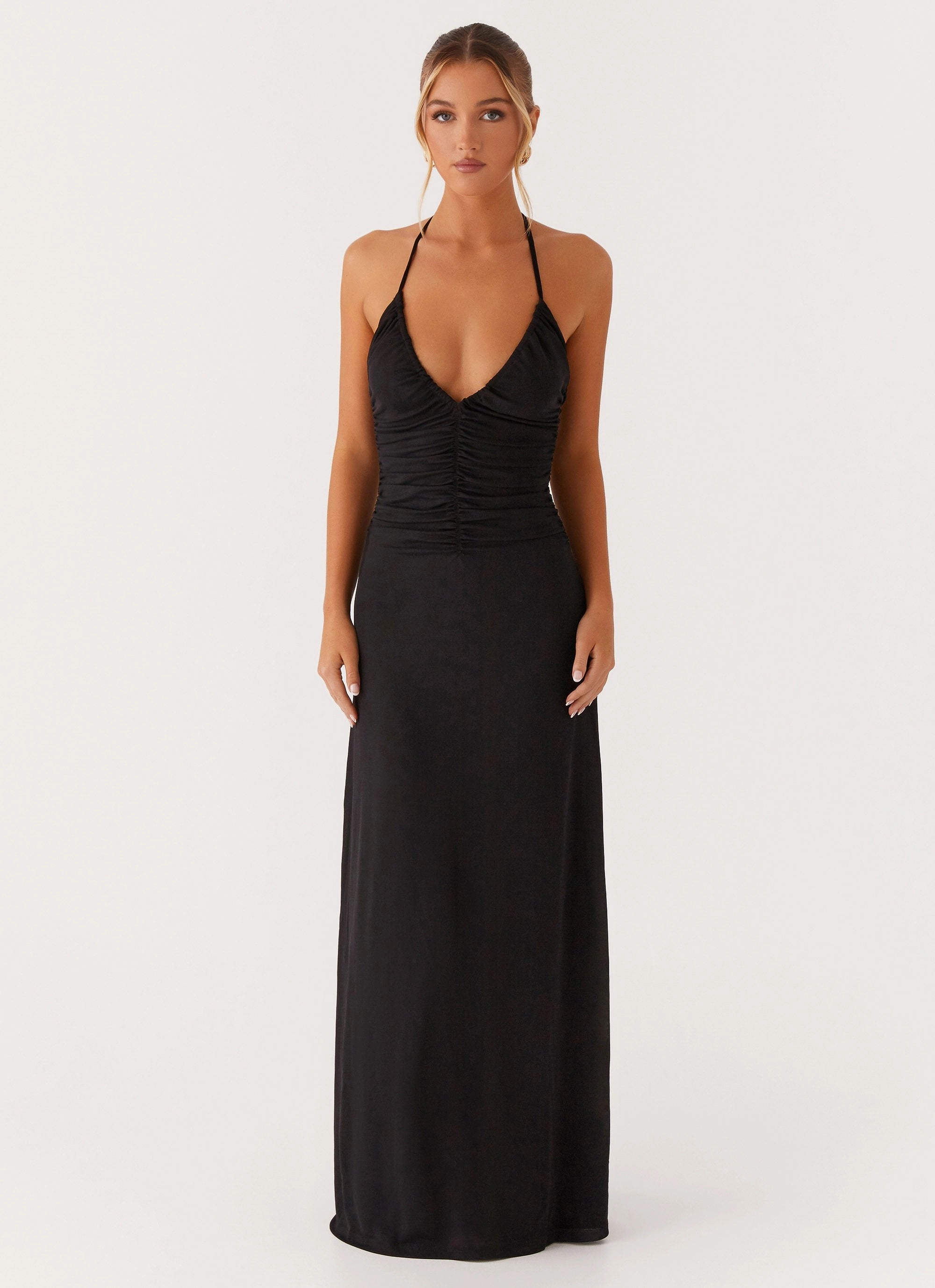 Kansas Maxi Dress - Black Fall Piece