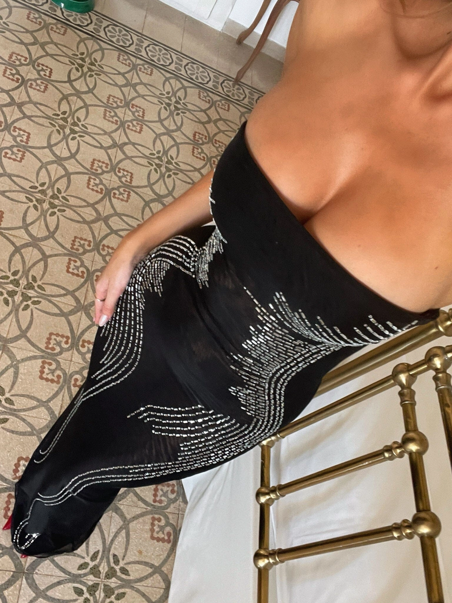 flowy style KATHIE MAXI DRESS BLACK