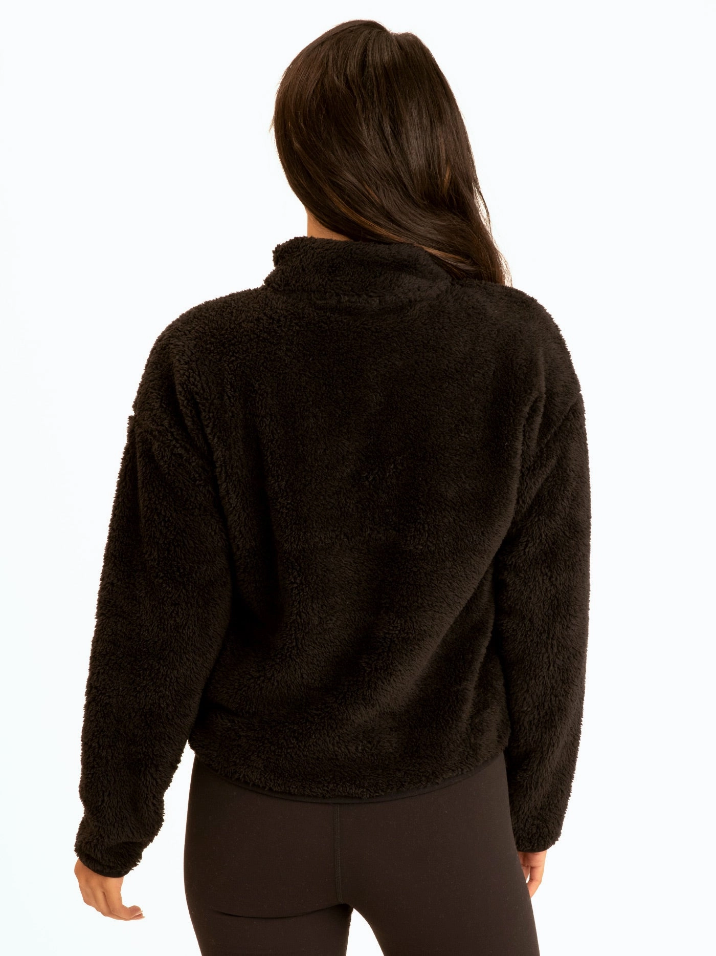 Katya Sherpa Half-Zip Pullover Quilted Insulation