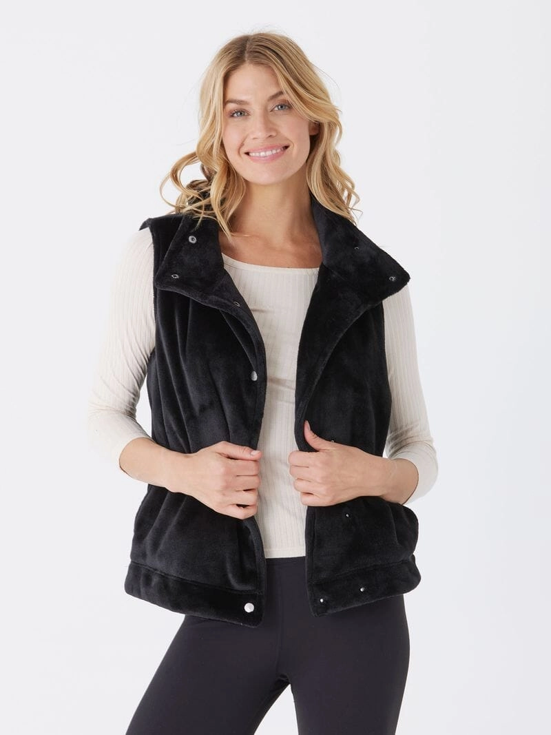 WindResistant Coating Abrasion Proof Edging Kelsey Sherpa Vest