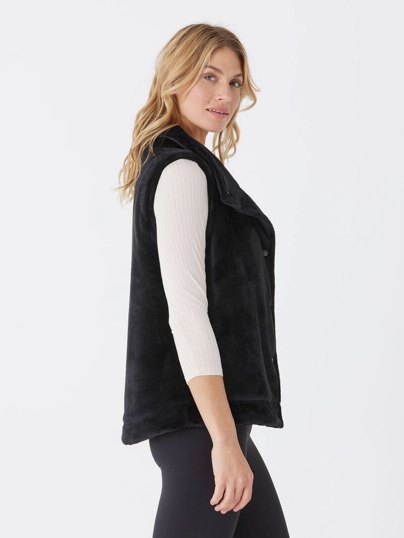 Athletic Tailored Fit Multi Pocket Layout Kelsey Sherpa Vest