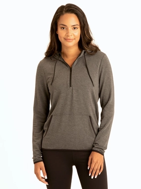 Modular Layering Compatibility Kyanna FeatherLoop Half Zip Hoodie