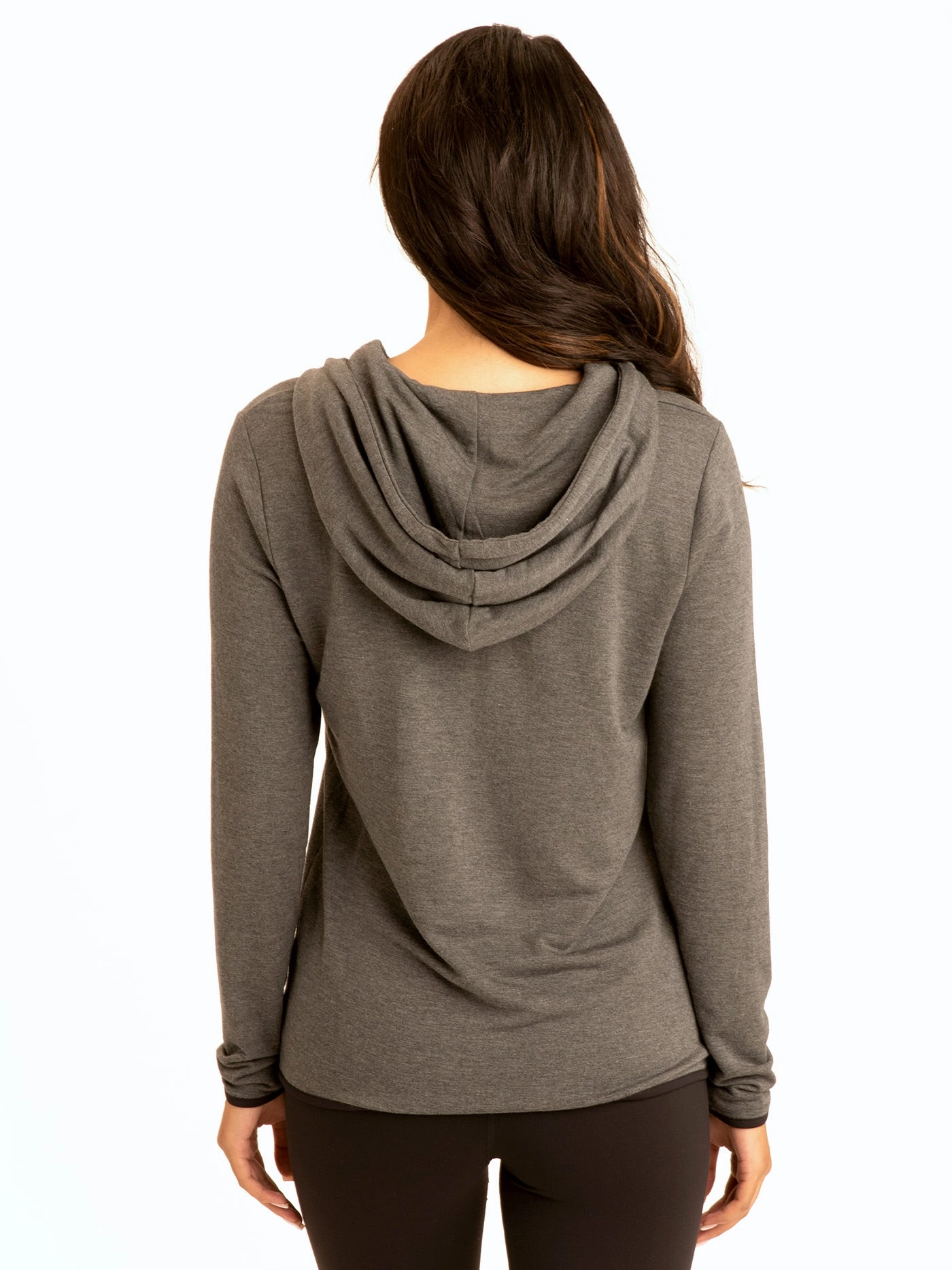 Kyanna FeatherLoop Half Zip Hoodie Minimal Daily Fit