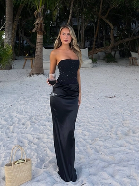 Move Free Seamless Finish KYLI MAXI DRESS BLACK