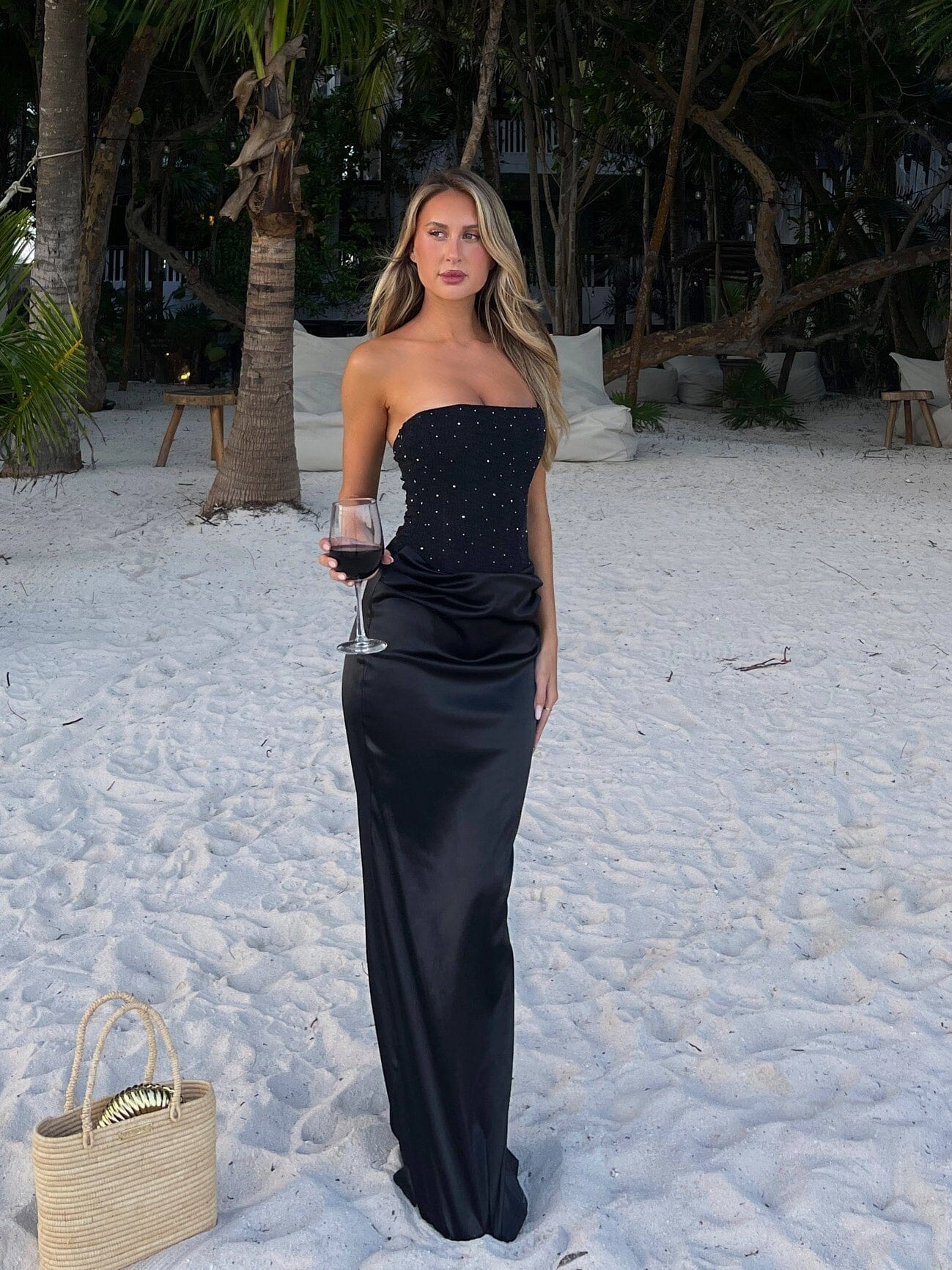 Move Free Seamless Finish KYLI MAXI DRESS BLACK
