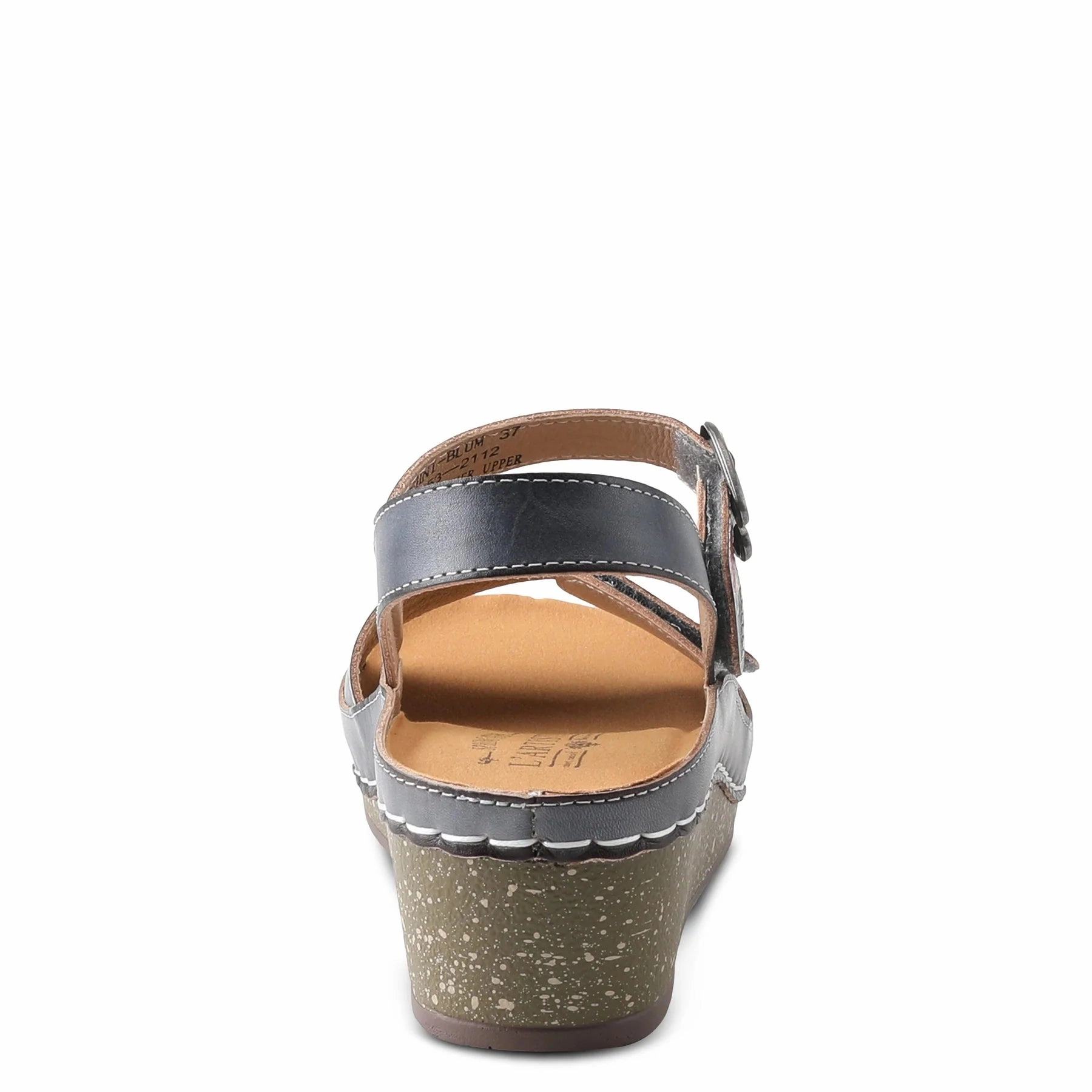 L'Artiste by Spring Step Roshni Sandals - Blue Multi Simple Glam Walking