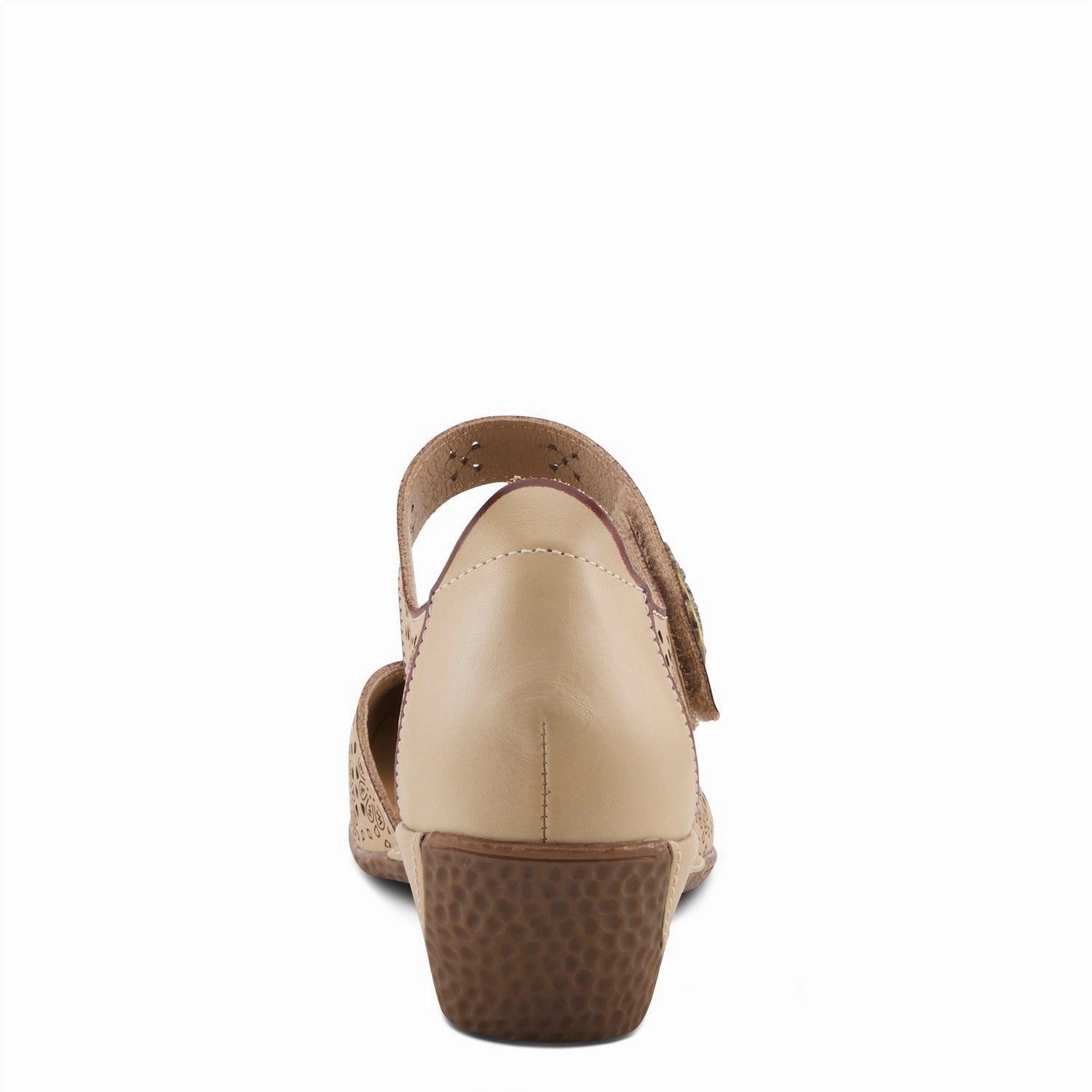 L'Artiste by Spring Step Women's Americana Natural Leather Closed Toe Sandal - Pink Multi Quick Hike