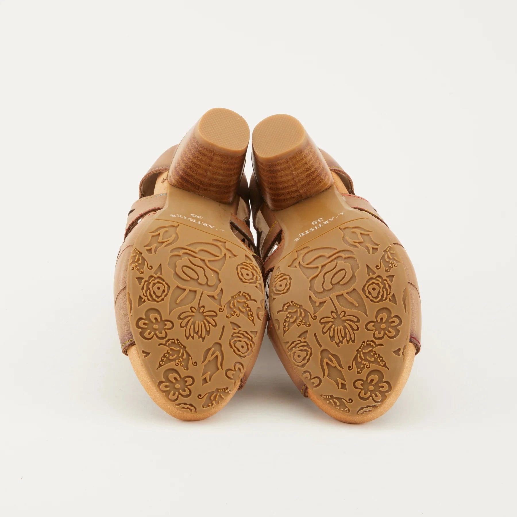 L'Artiste by Spring Step Women's Icon Sandals - Tan Comfort Fit