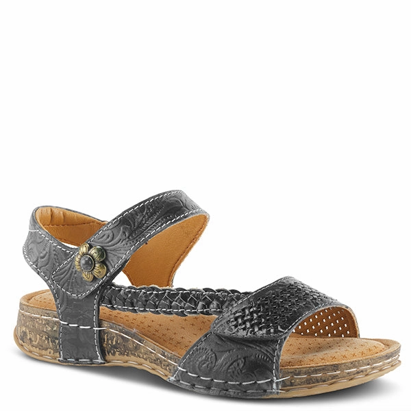 Spin Step L'Artiste by Spring Step Women's Popular Sandal - Black