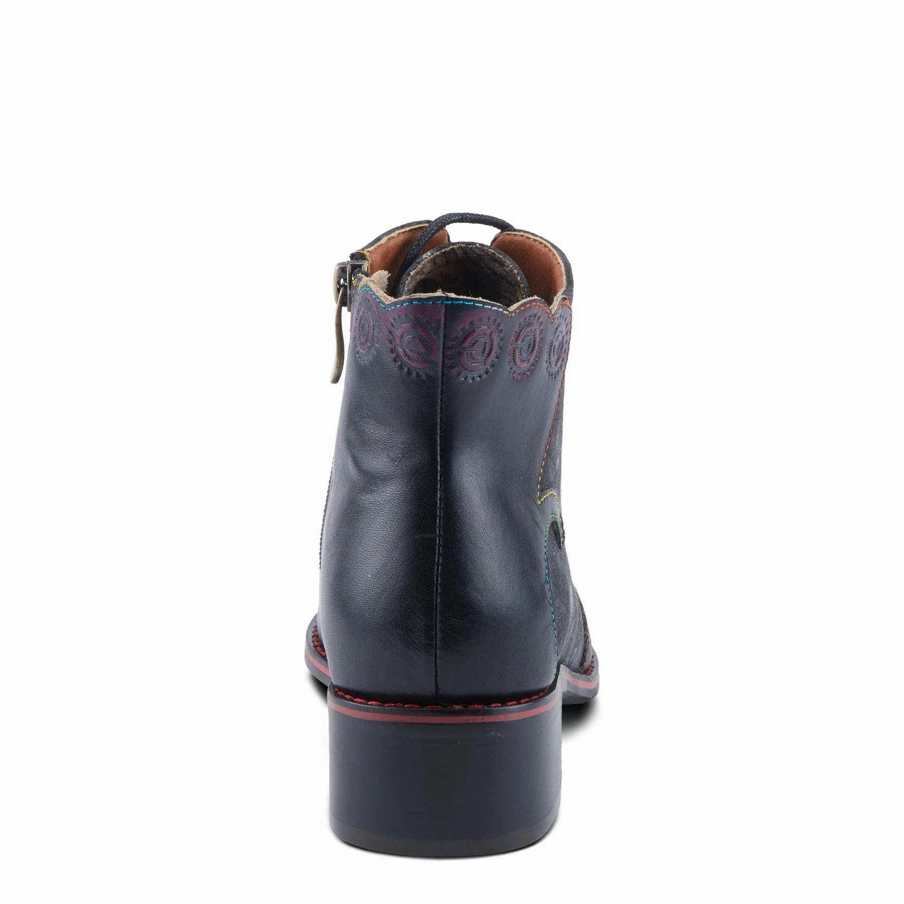 L'Artiste by Spring Step Women's  Xenia Boot - Black Multi Mesh Lining