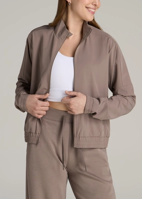 Layer Up Tall Women's Jacket in Portobello Soft Comfort Design