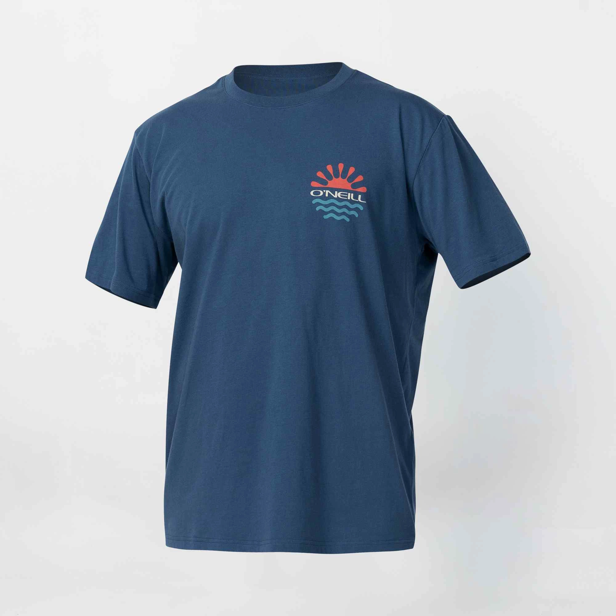 Encircle T-Shirt - Navy Yarn Dyed Fabric