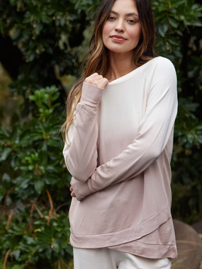 AntiStatic Lining Wind Resistant Fabric Leanna Feather Fleece Tunic