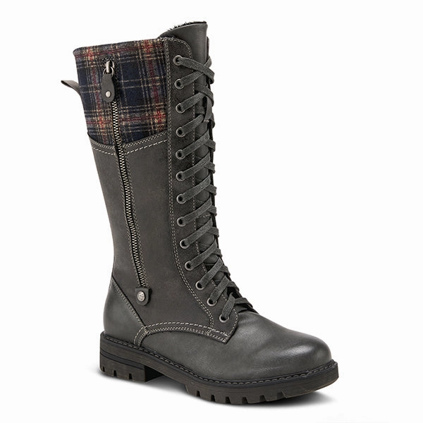 Spring Step Women's Patrizia Chickeze Boot - Grey Multi Ventilation Perforations Storm Mode