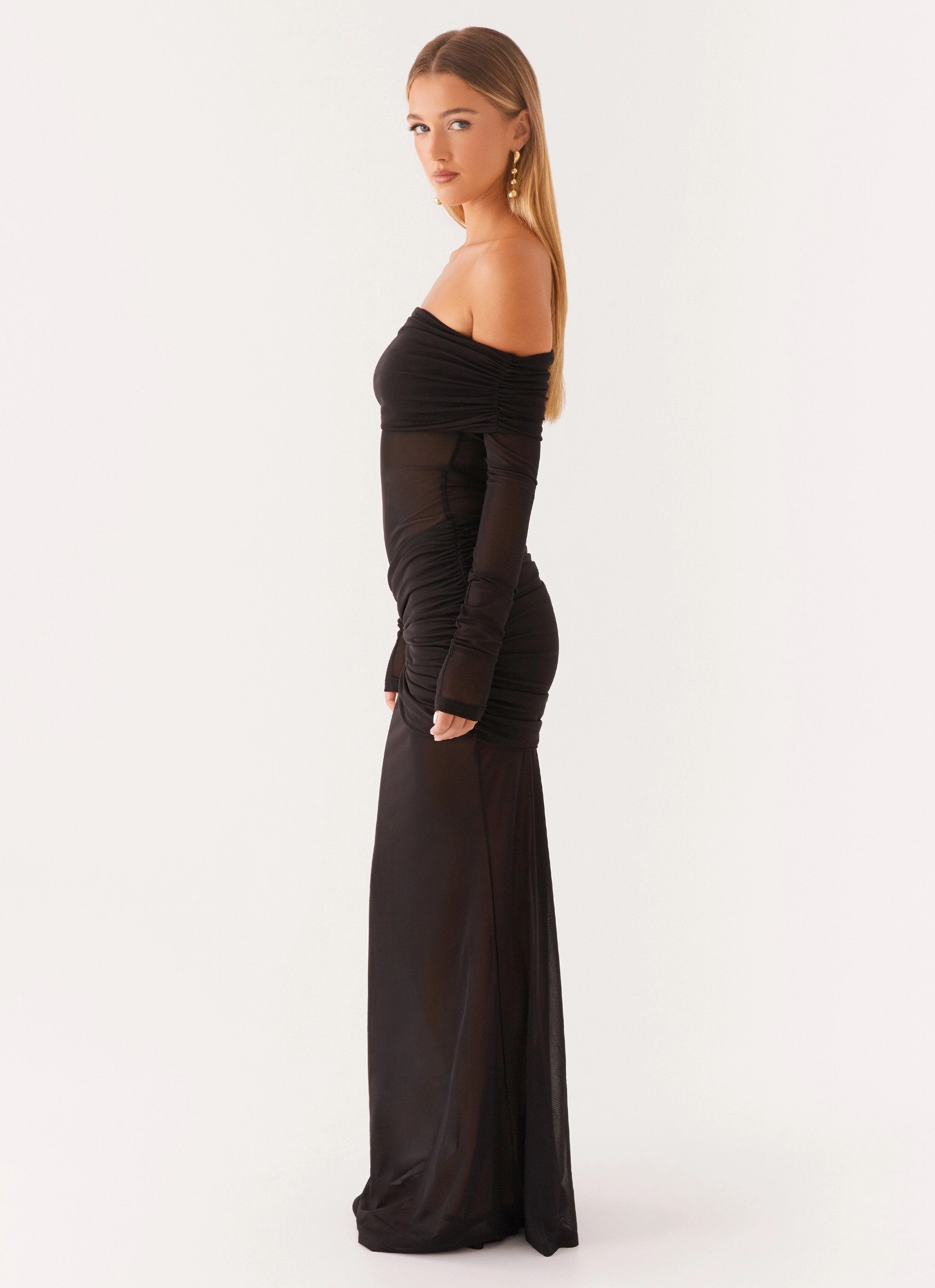 Sophisticated Touch Liberty Maxi Dress - Black