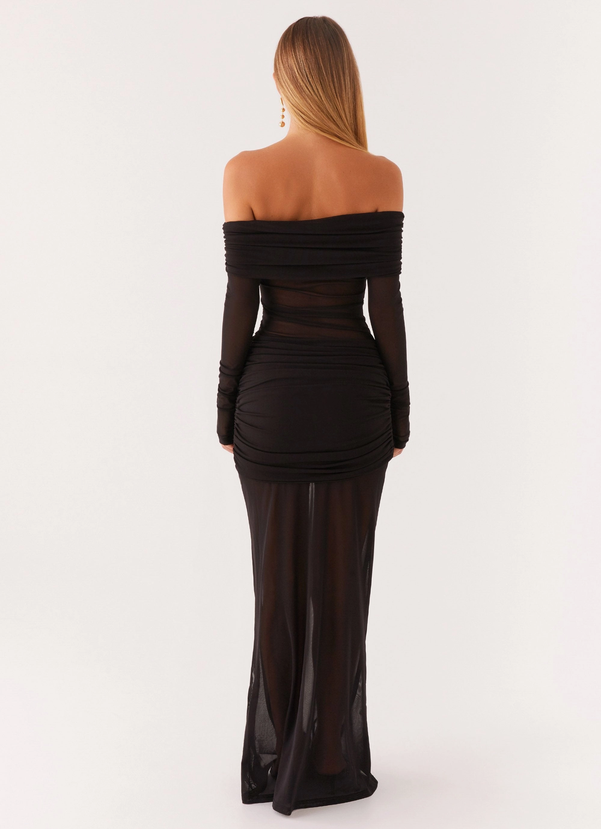 Liberty Maxi Dress - Black Vibe Style