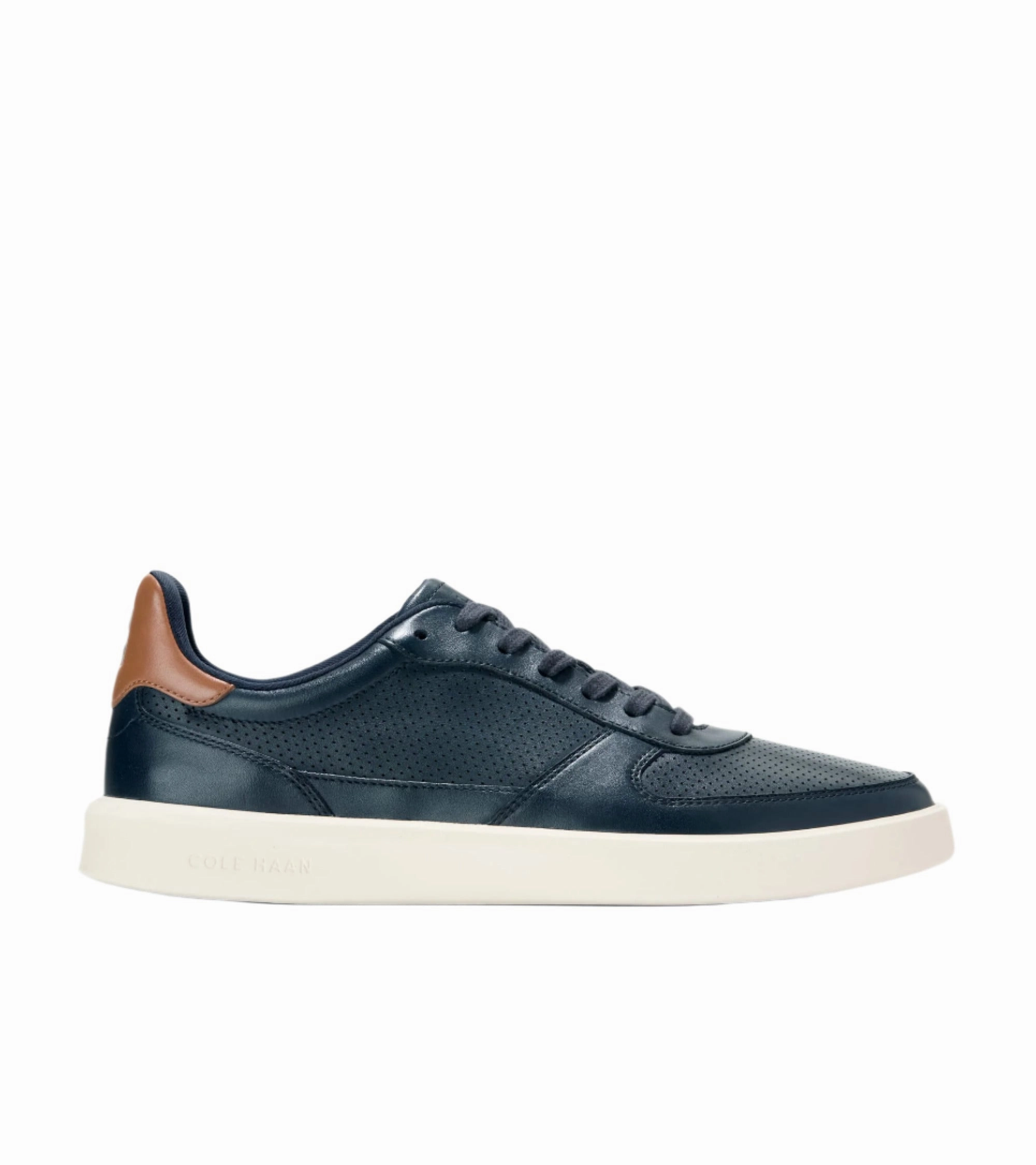 Cole Haan Men's Grand Crosscourt Daily Court Sneakers - Navy Blazer/British Tan Any Weather