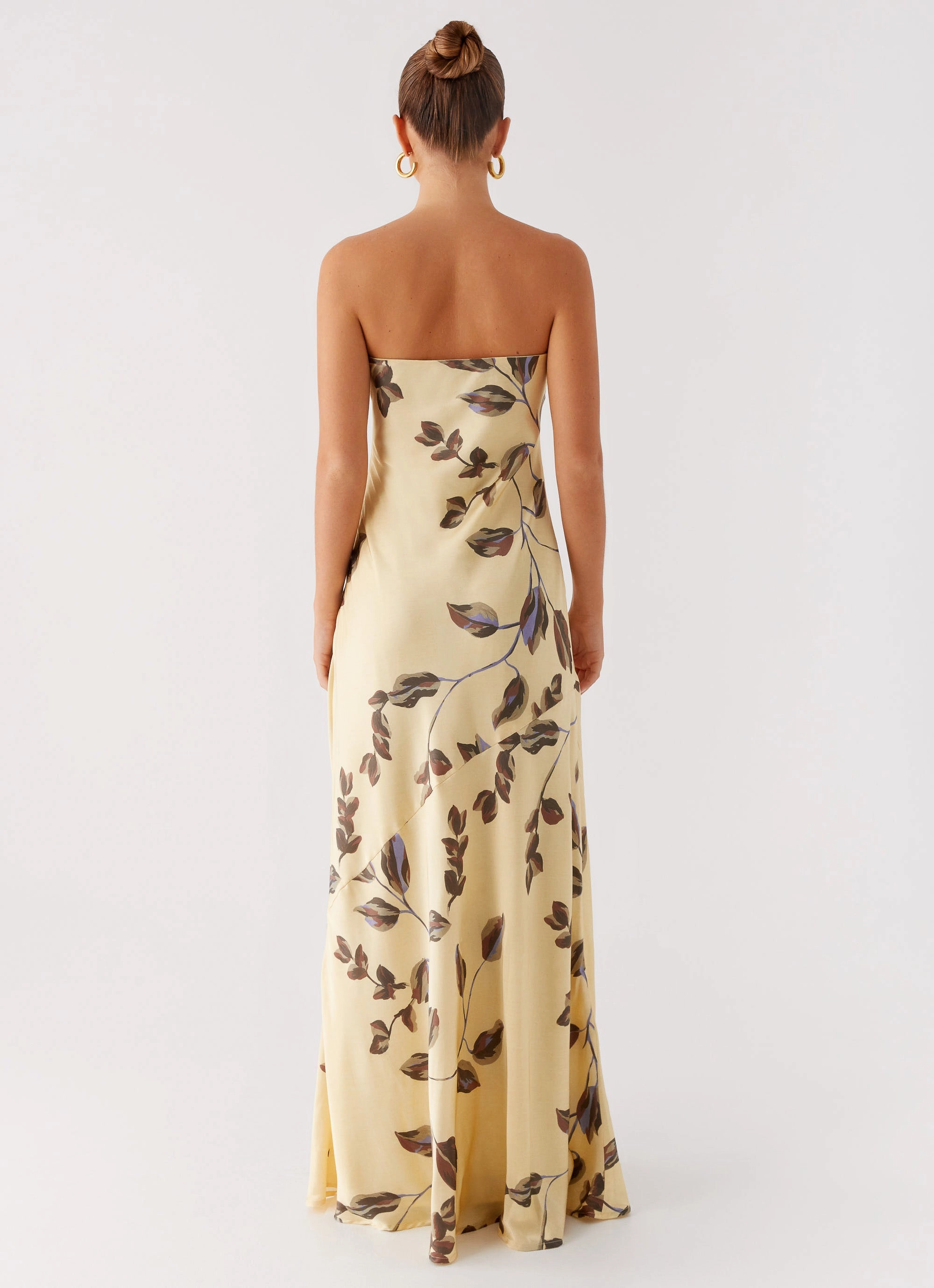 Texture Soft Alisa Strapless Maxi Dress - Buttercream Bliss